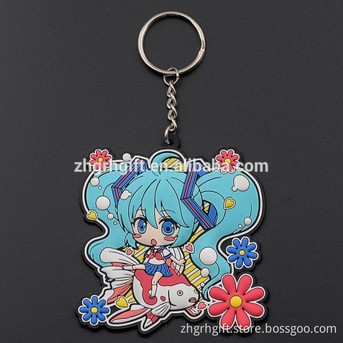 3D Rubber Keychain/Silicone Keyring/Soft Rubber Keychain
